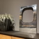Polished ATR42 Window on a cabinet.