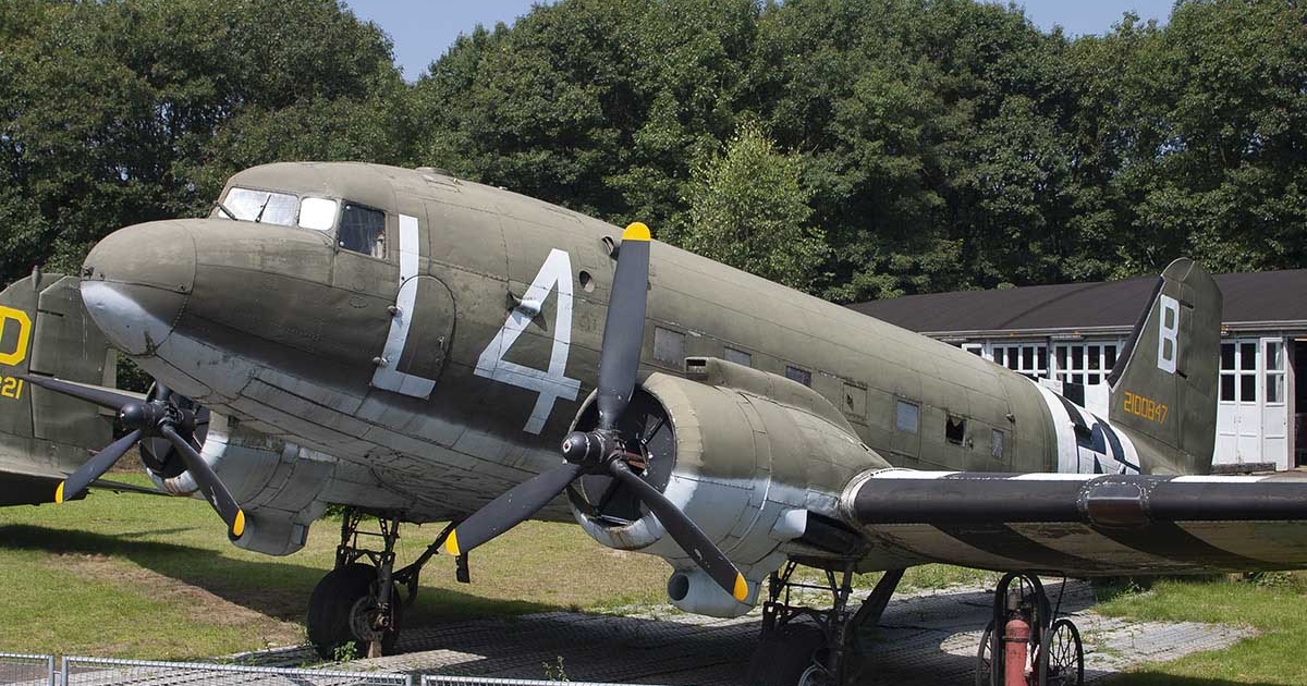 Douglas C-47B Dakota in Wings of Liberation museum in Best.