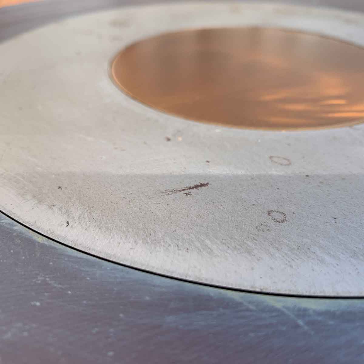 Detail of a Royal Air Force steel roundel artwork.