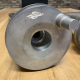 Detail of propeller on mirror polished Hartzell propeller and spinner.