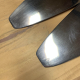Detail of propeller blade on mirror polished Hartzell propeller and spinner.