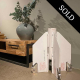 Back side of Vympel K-13 missile as a decorative piece in a modern decor.