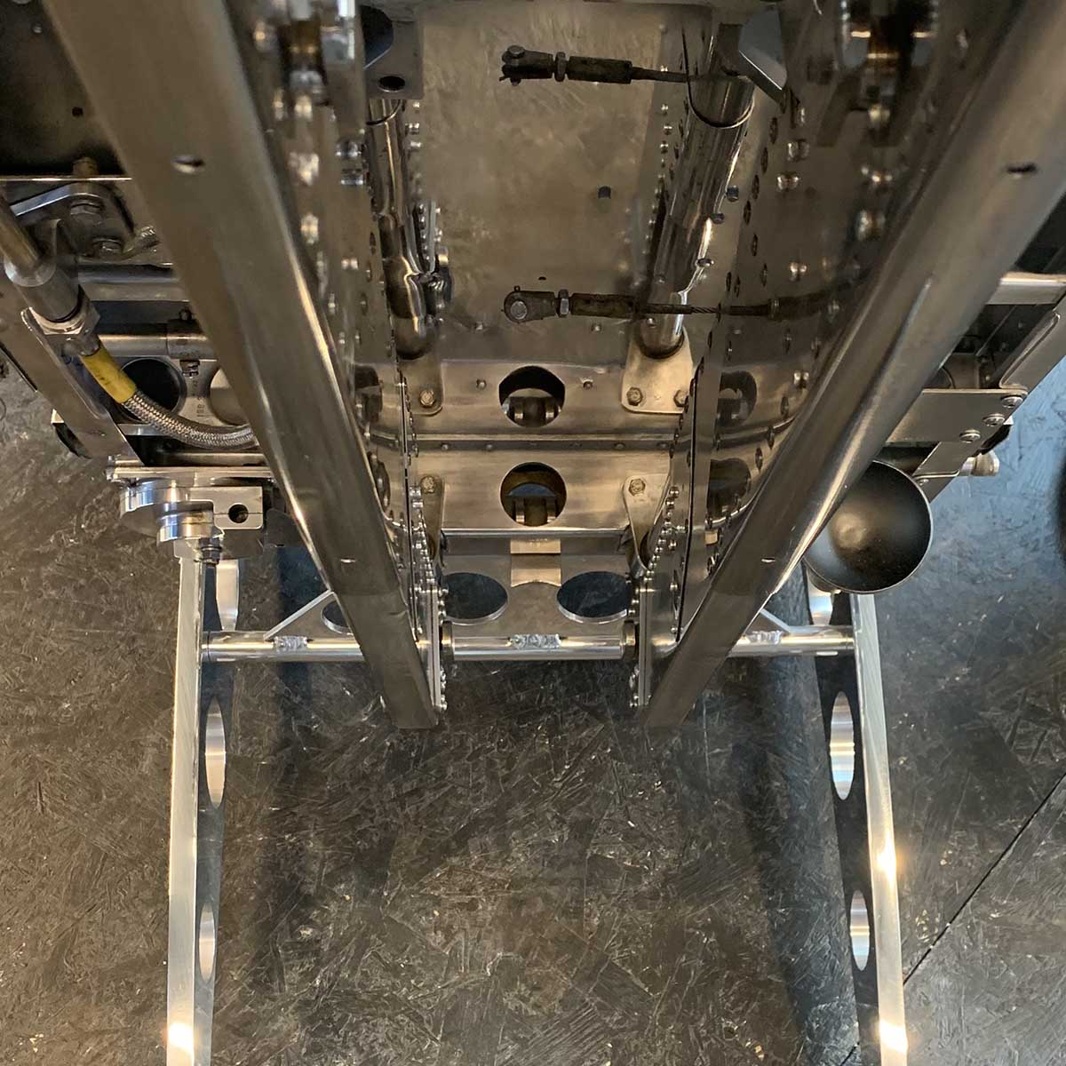 Back side of totally overhauled Martin-Baker Mk6 ejection seat.
