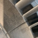 Detail of inscription on stator vanes of Rolls-Royce Conway 508 compressor table.