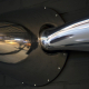 Detail of mirror polished Hartzell propeller and spinner.