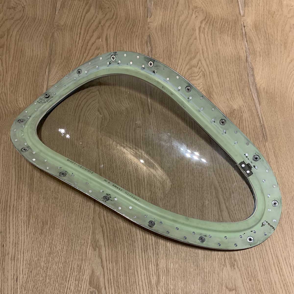 Back side of a landing light lens of TUIFly Boeing 737 for sale.