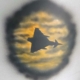 Detail of the Typhoon airbrush painting on an original Eurofighter Typhoon skin panel.
