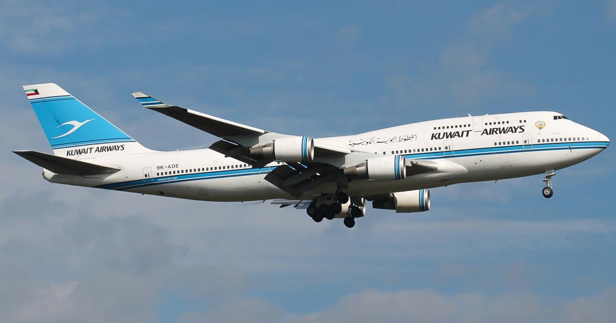 Kuwait Airways Boeing 747 9K-ADE.